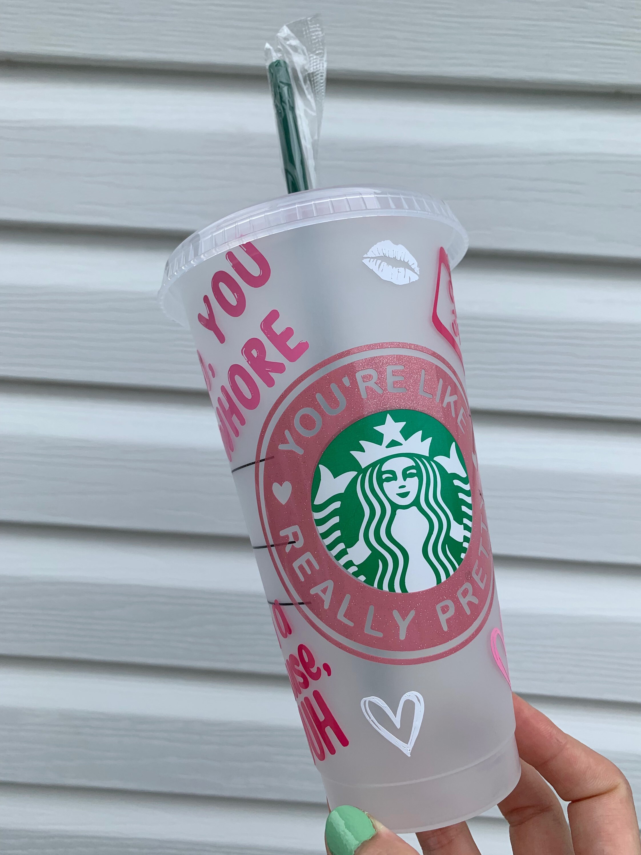 Mean Girls Cold Cup handmade 