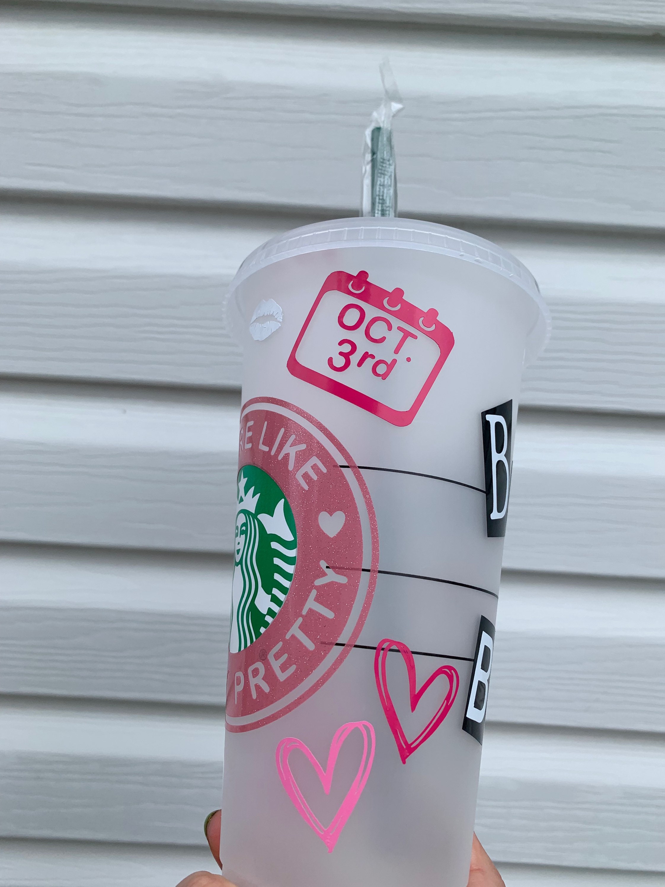 MEAN GIRLS CUP Mean Girls Starbucks Cup Cold Cup Pink Burn Book 