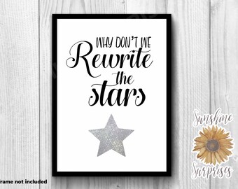 Rewrite The Stars Etsy