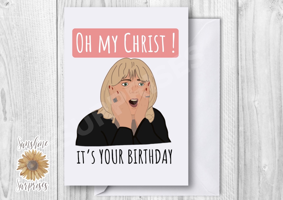 Gavin and Stacey Pam Birthday Card Oh My Christ Etsy