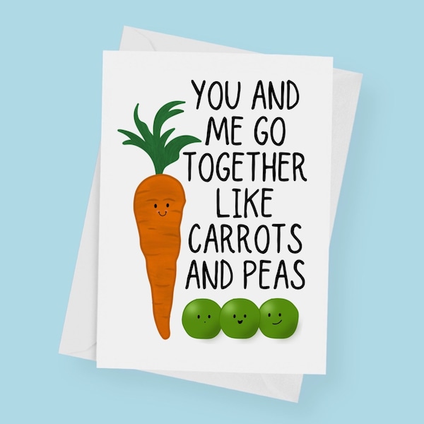 Peas and Carrots Etsy UK