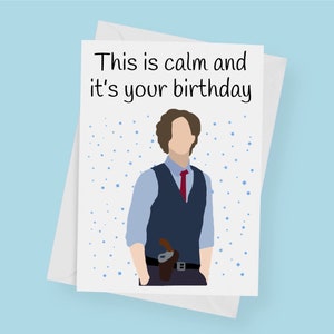 Criminal Minds  Spencer Reid Birthday Card Greetings Card