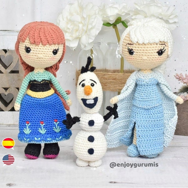 Patrones Amigurumi Frozen