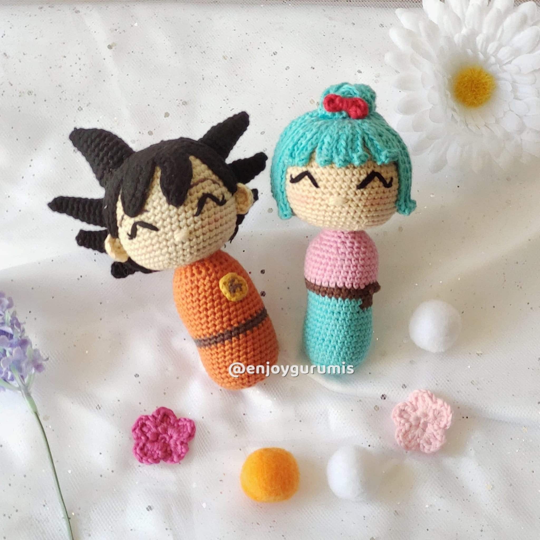 Patrones Amigurumis Sonajero Son Goku Y Bulma - Etsy Singapore Patrones Amigurumis Sonajero Son Goku Y Bulma - Etsy Singapore