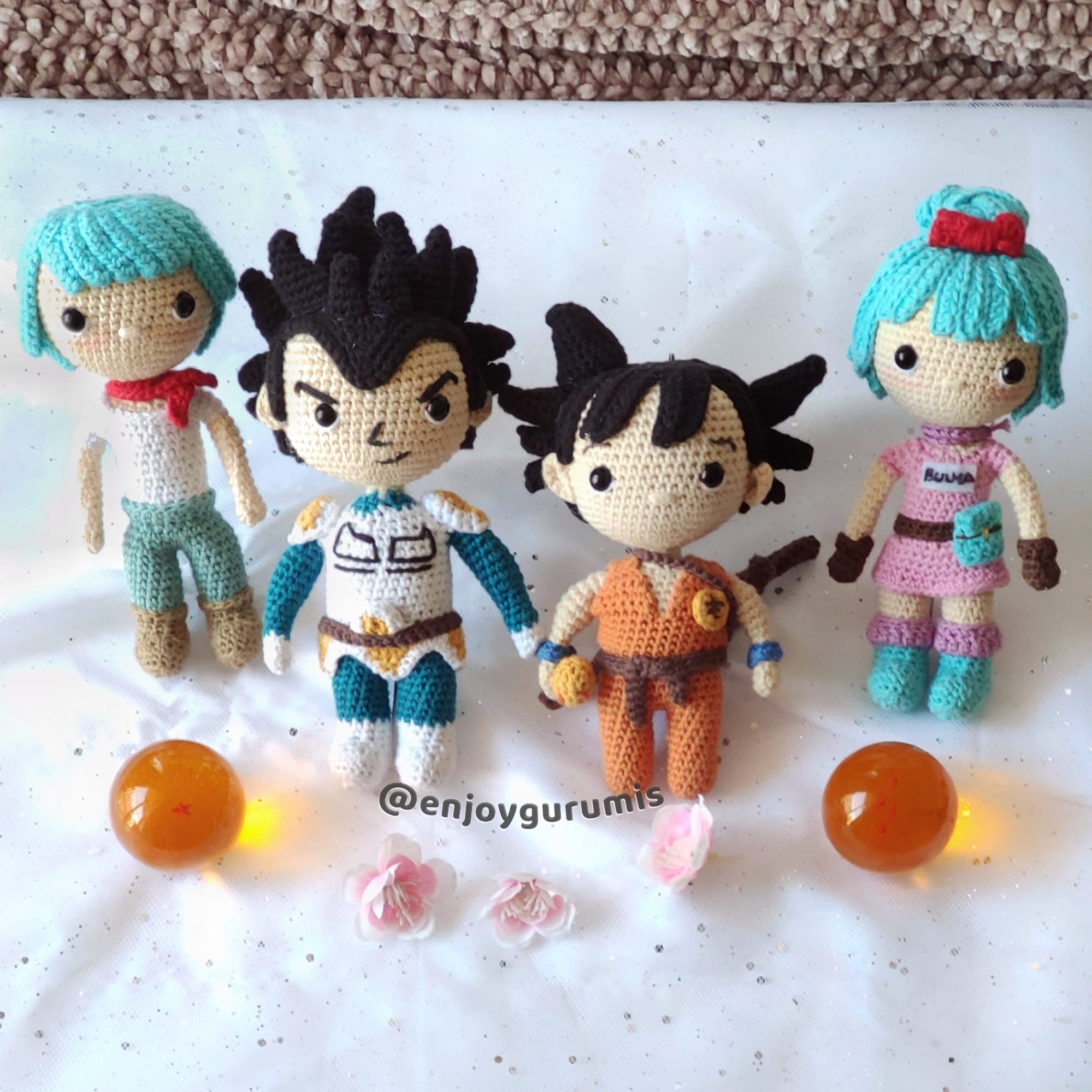 Amigurumi Pattern Son Goku Bulma and Vegeta - Etsy Amigurumi Pattern Son Goku Bulma and Vegeta - Etsy