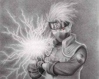 Chidori Art Print (Kakashi)
