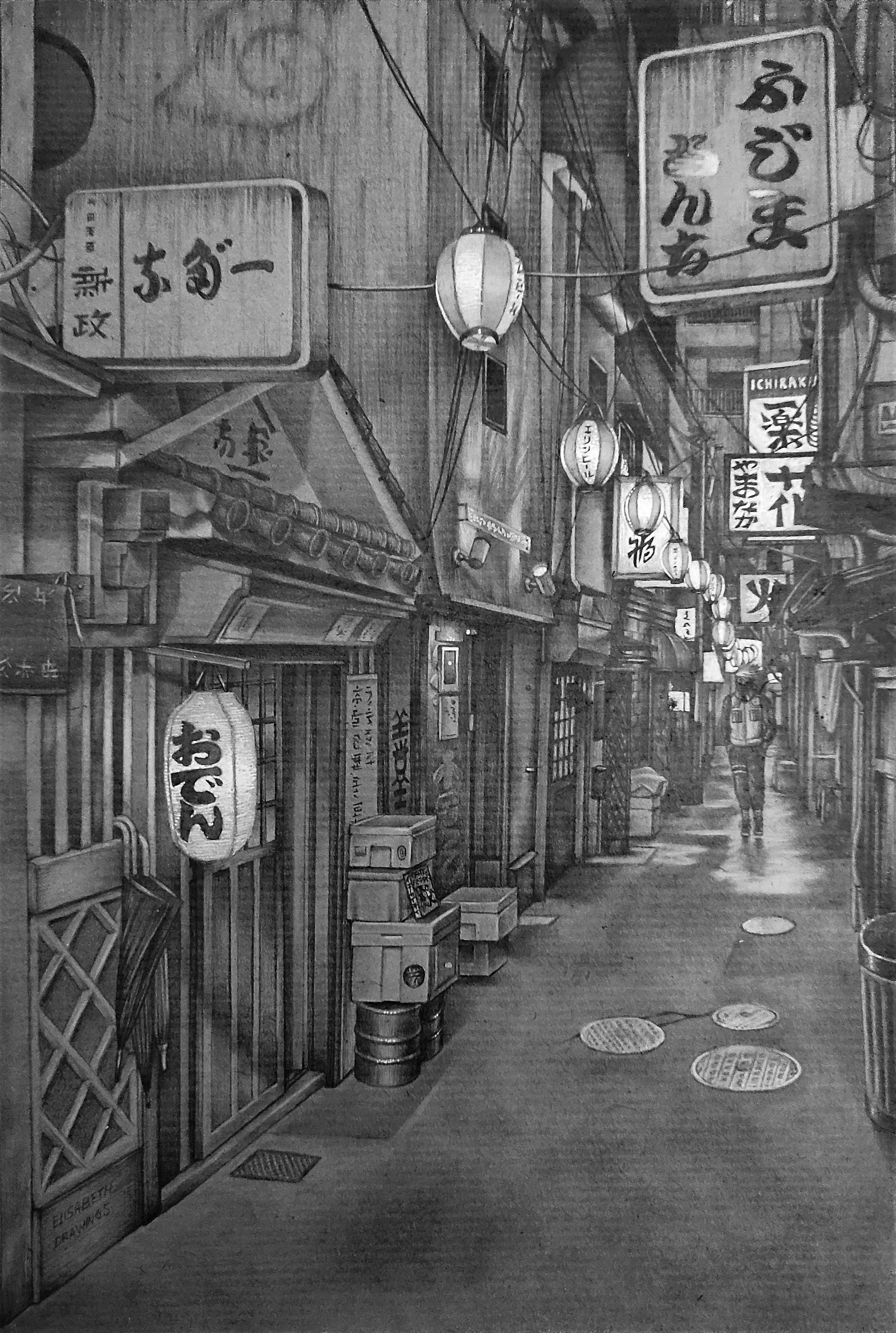 Konoha Night Walk in Konoha Impression d'Art - Etsy.de