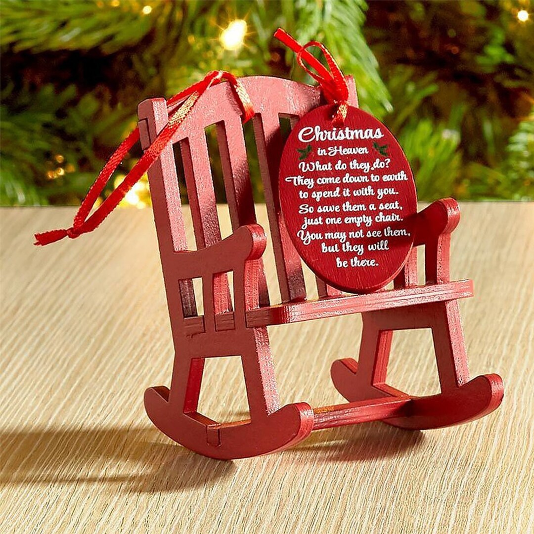 Rocking Chair Christmas Ornament 