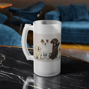 Personalized Beer Mug | Frosted Glass