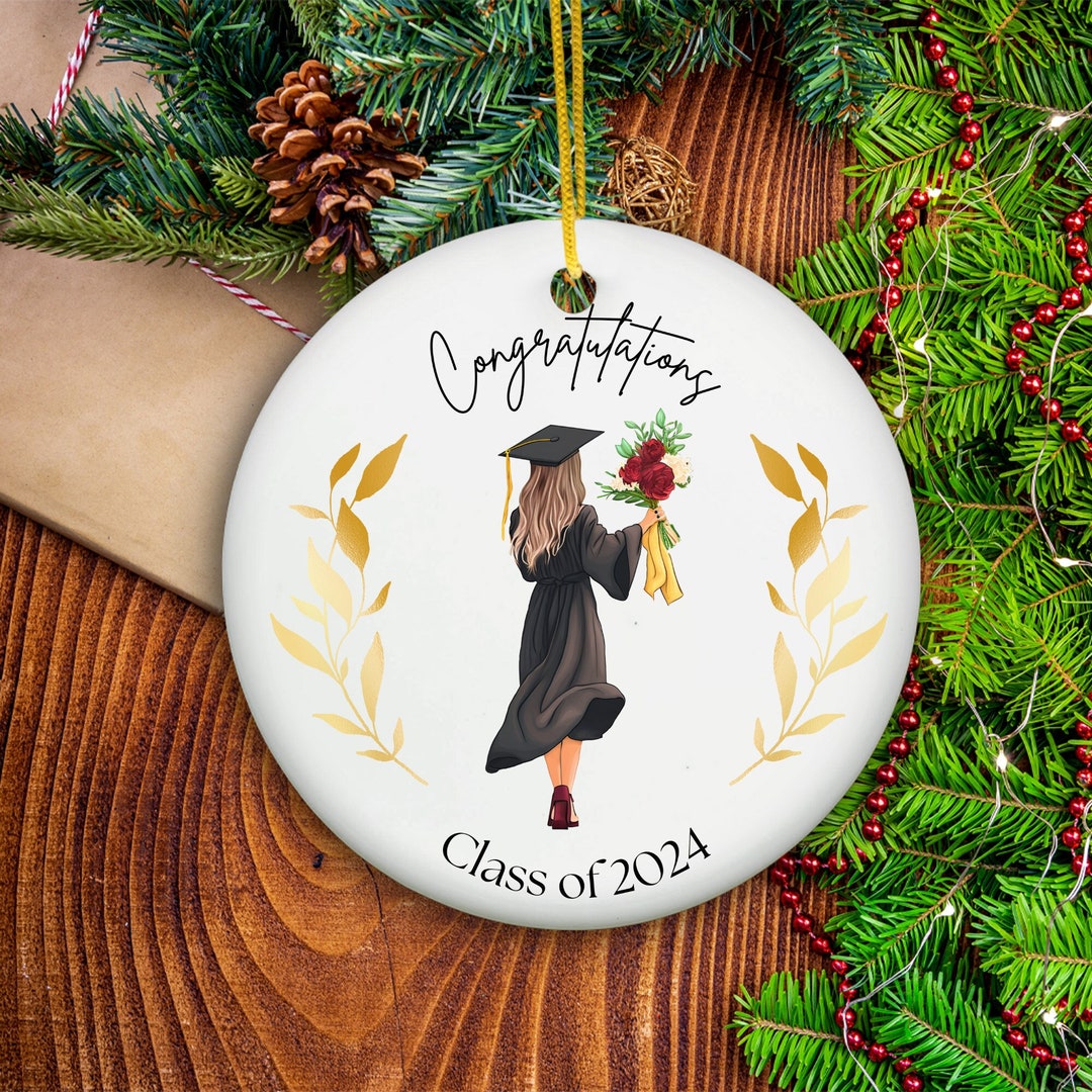 Class of 2024 Christmas Ornament, Graduation Class of 2024 Ornament