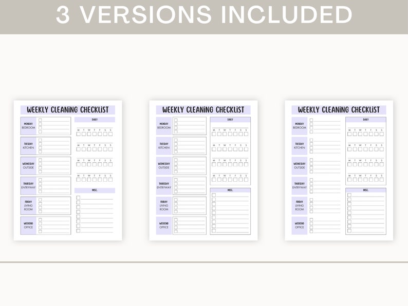 Editable Cleaning Checklist Canva Cleaning Printable Cleaning Schedule ...