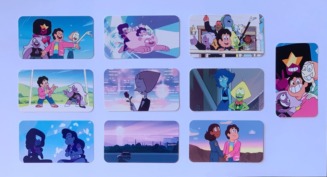 Steven Universe Cards Gift Pearl Amethyst Peridot Etsy