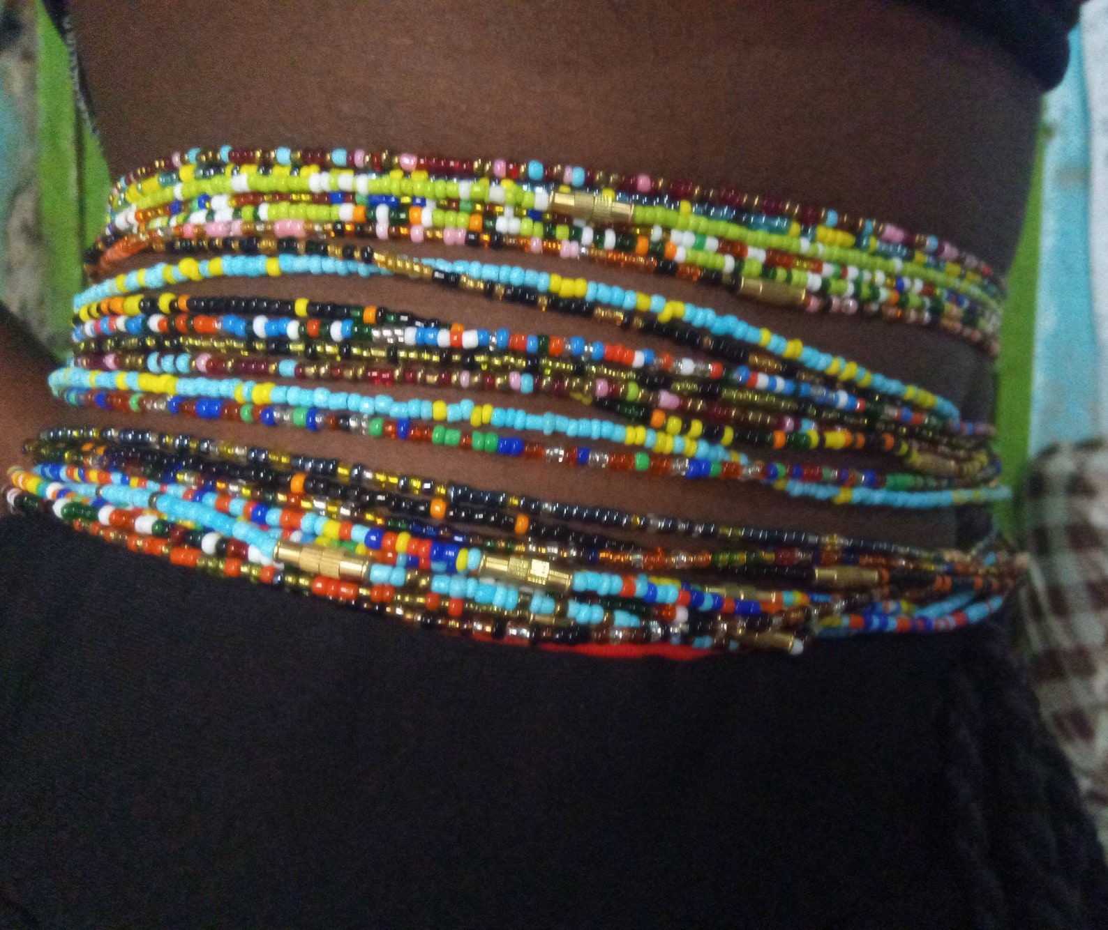 Waist beads African Waist beads maasai beads Beaded Etsy