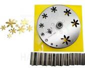 6 petal Flower Disc cutter Set of 10 5 to 31MM Disk cutter Stamping Blanks Impression Dies Texture Plates Forming Dies Anvils