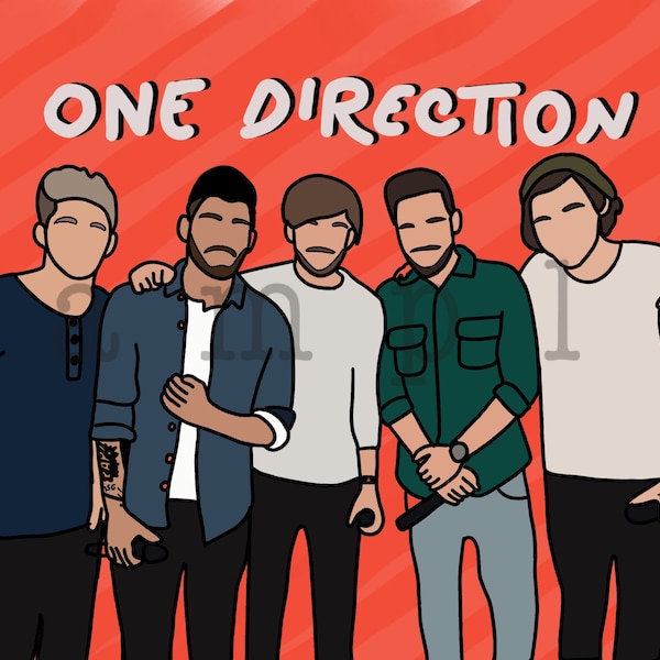 Digital Print: One Direction