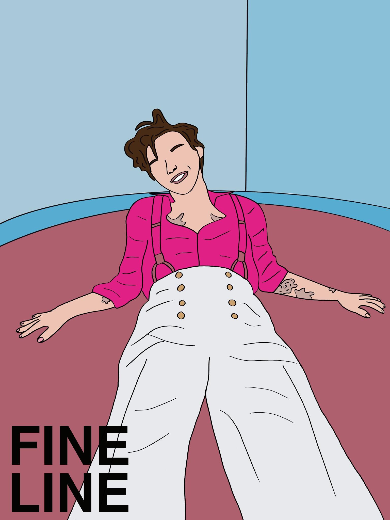 Digital Print: FINE LINE Album Cover - Etsy