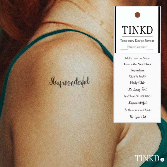 Flash Tattoo Mini Statements Tattoo Sayings And Quotes Etsy