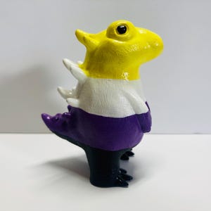 Non Binary Flag Pono the Dino