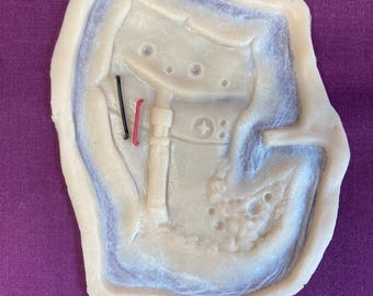 Terminator Prosthetic: Hand-Sculpted Plat Gel 25, Encapsulated