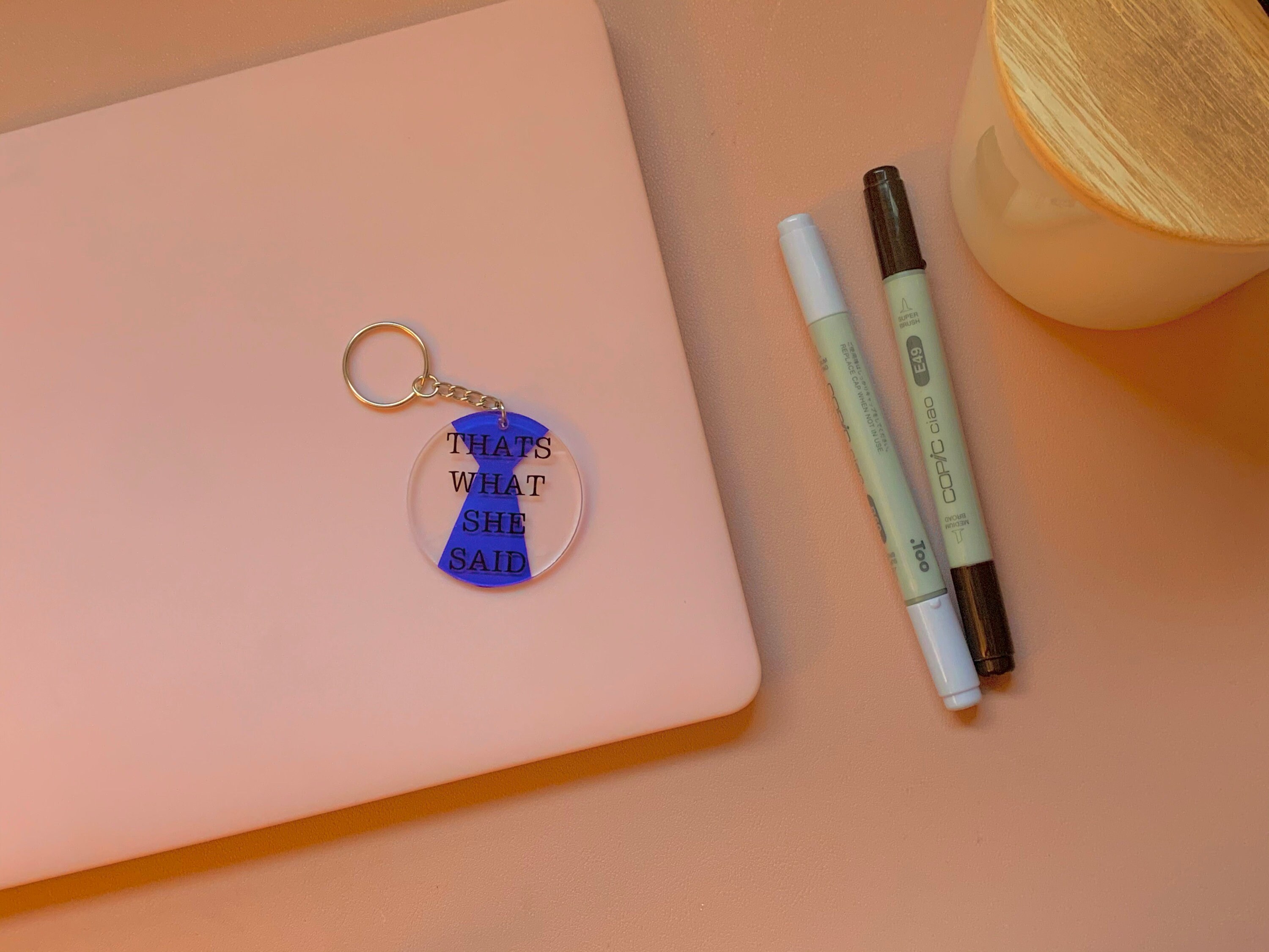 The Office 2 Acrylic Keychains the Office TV Show Etsy UK