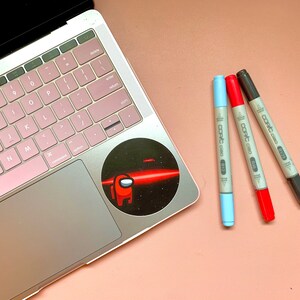 Among Us Sticker | 3&quot; Circle Sticker | Sus | Cute Sticker | Waterproof Stickers for Laptop, Hydroflask, Car. - Inspired by Among Us Game