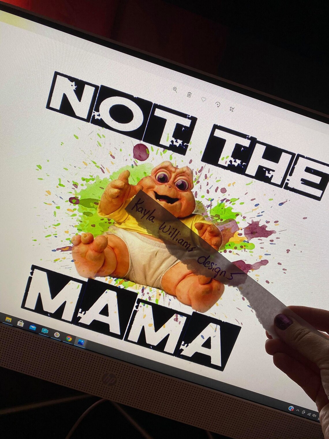 Not the mama..disneys dinosaurs tv show PNG digital download Etsy