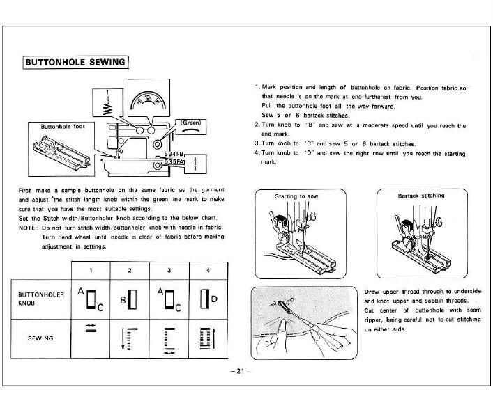 Necchi Sewing Machine Manual Instruction Booklet PDF Models 537FA 536FB