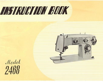 Manuel d'instructions de la machine à coudre Elgin 2468 | PDF