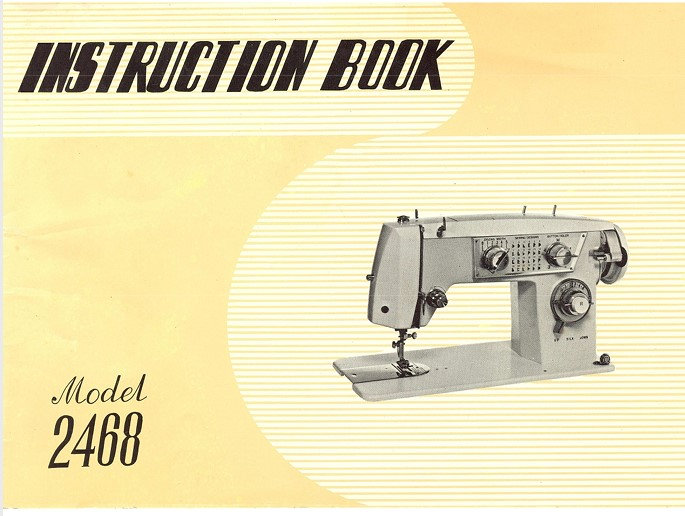 Elgin 2468 Sewing Machine Instruction Manual | PDF - Etsy