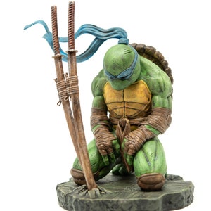 Leonardo Teenage Mutant Ninja Turtles TMNT Resin 3d Printed Figurine