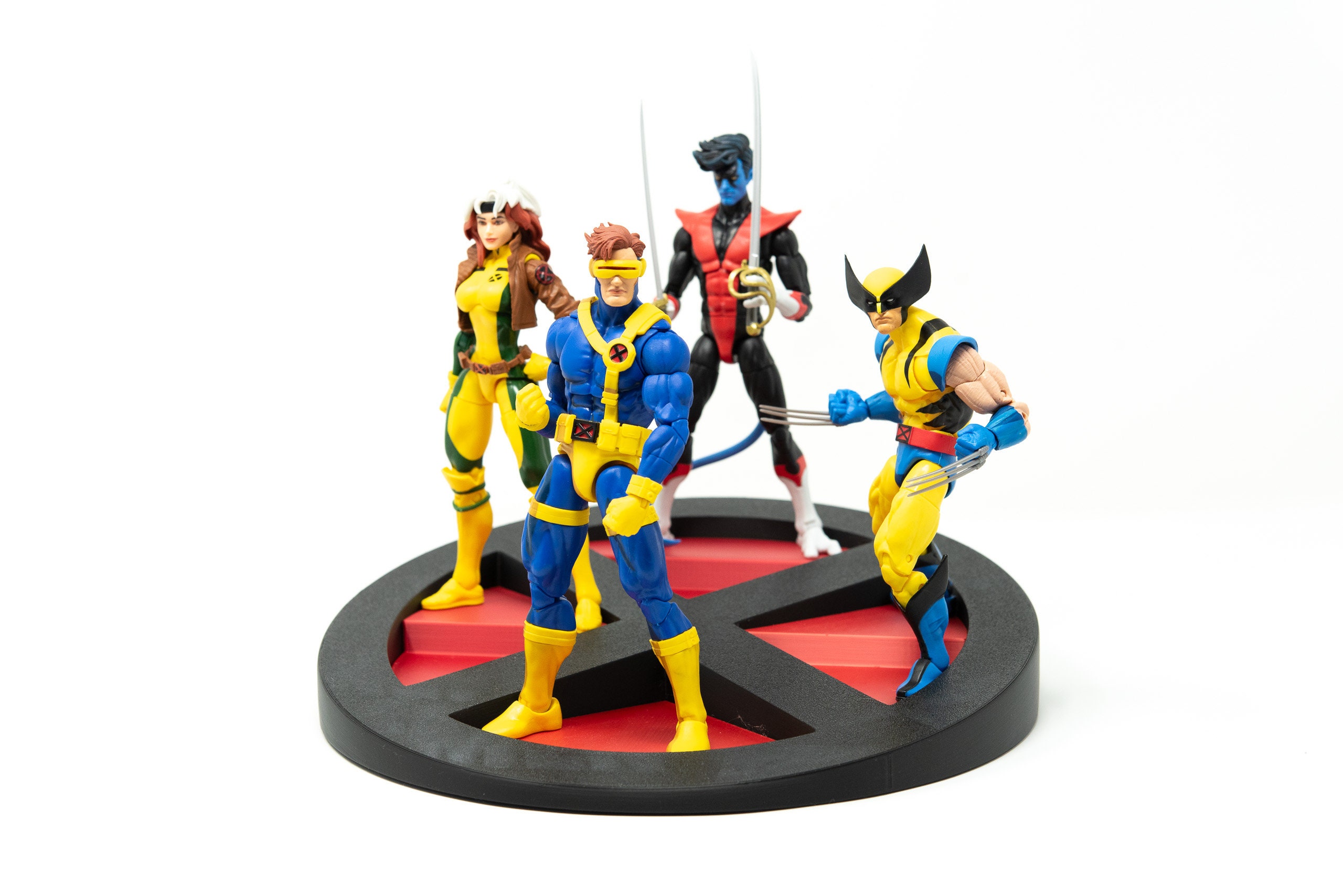 X-men Logo Display Riser for 6in Action Figures 3d Print for