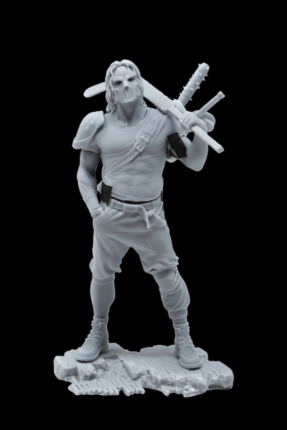 TMNT Iron Casey Jones 1/10 スタチュー フィギュア Casey Jones 1:10 Scale Statue by Iron Studios | Sideshow