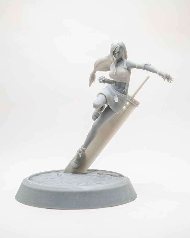 Tifa Lockhart Final Fantasy VII 3D Printed Figurine with | Etsy