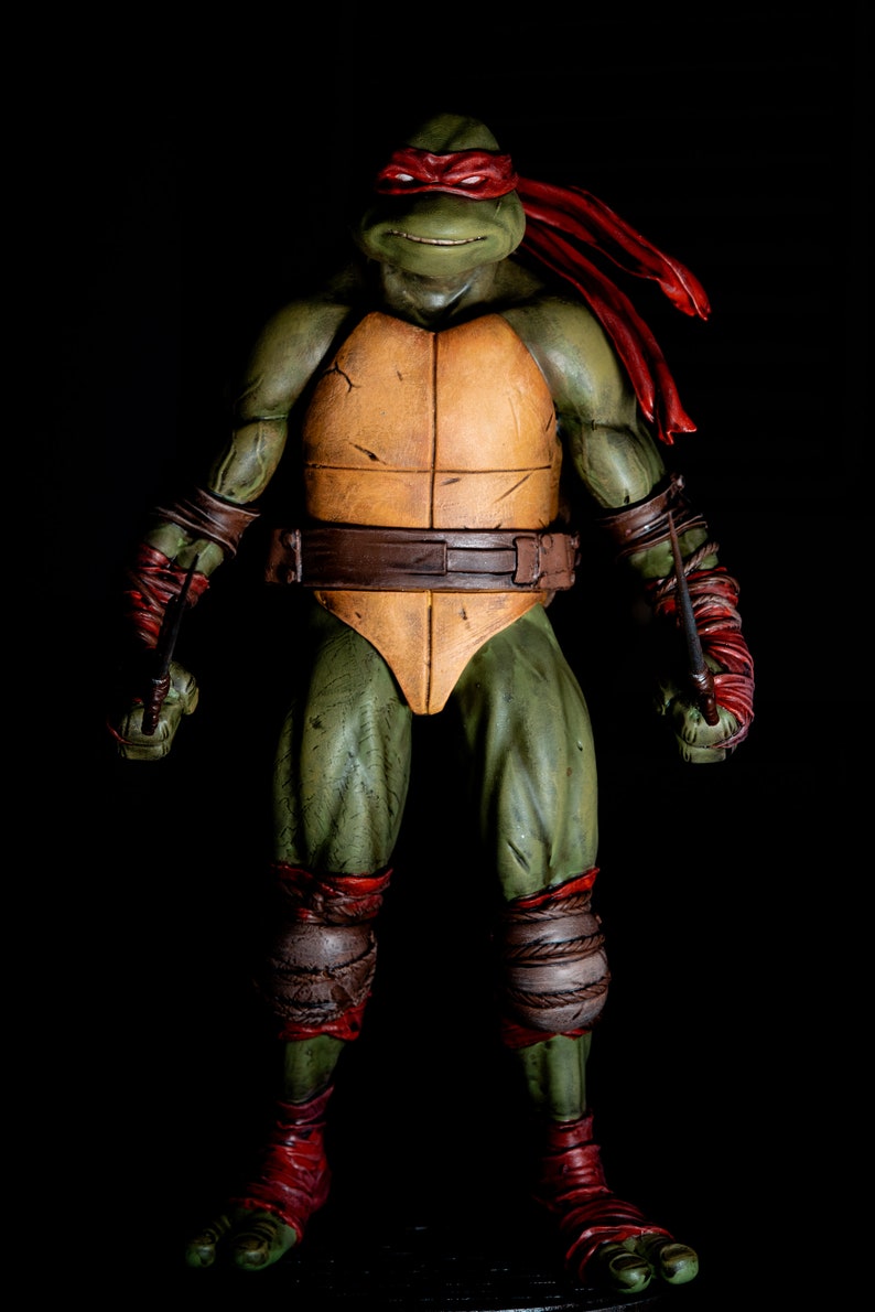 Raphael Teenage Mutant Ninja Turtles 3d Printed Statue Etsy