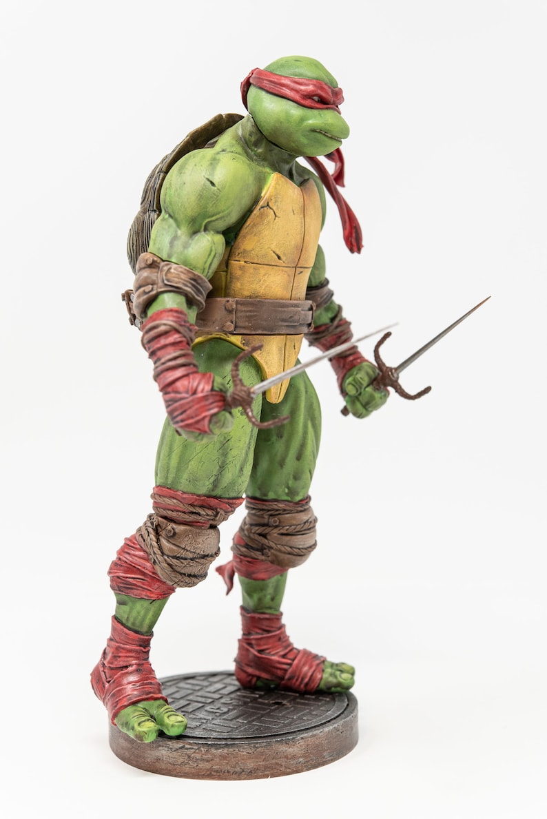 Raphael Teenage Mutant Ninja Turtles 3d Printed Statue Etsy