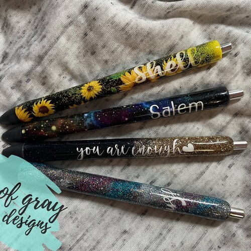 Glitter Gel Pens Custom Etsy