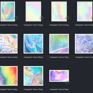 Holographic Texture Digital Paper, Holographic Textures Digital ...
