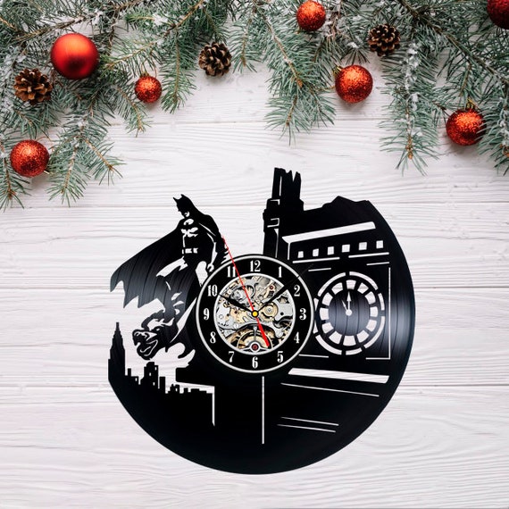 Superhero Wall Clock Superhero woman Superhero wall decor Etsy