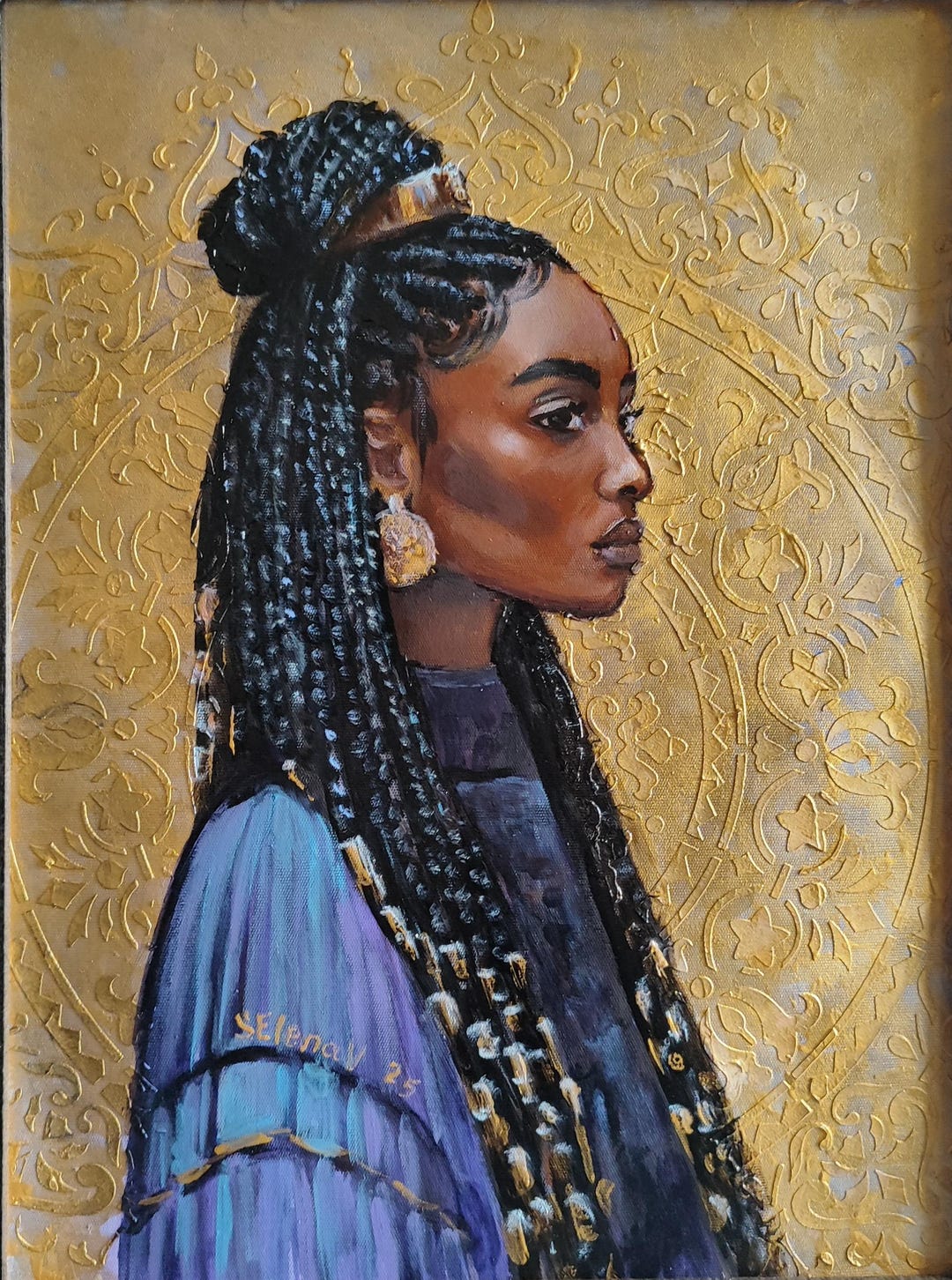 african-woman-painting-black-woman-original-art-african-american-art