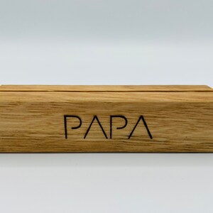 Eiche Kartenhalter Muttertags geschenk, Vatertags geschenk, Geschenk