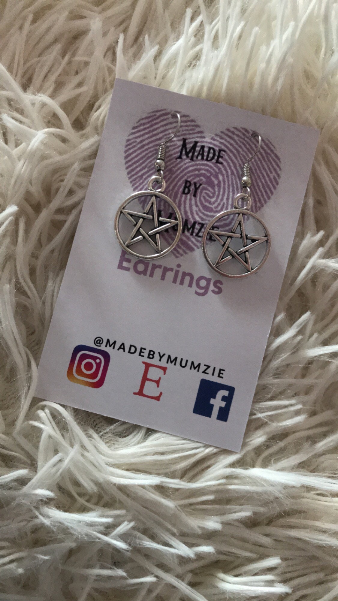 Pentagram Earrings