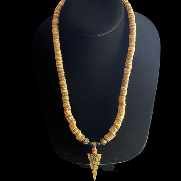 Men Tribe Ethnic Coconut Shell Necklace Men main image 0