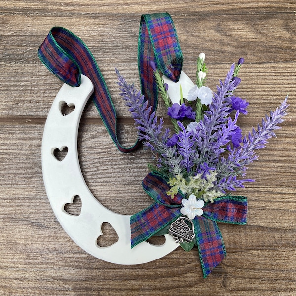 Herradura de boda escocesa de la suerte, "Recién casados", Diseño 2