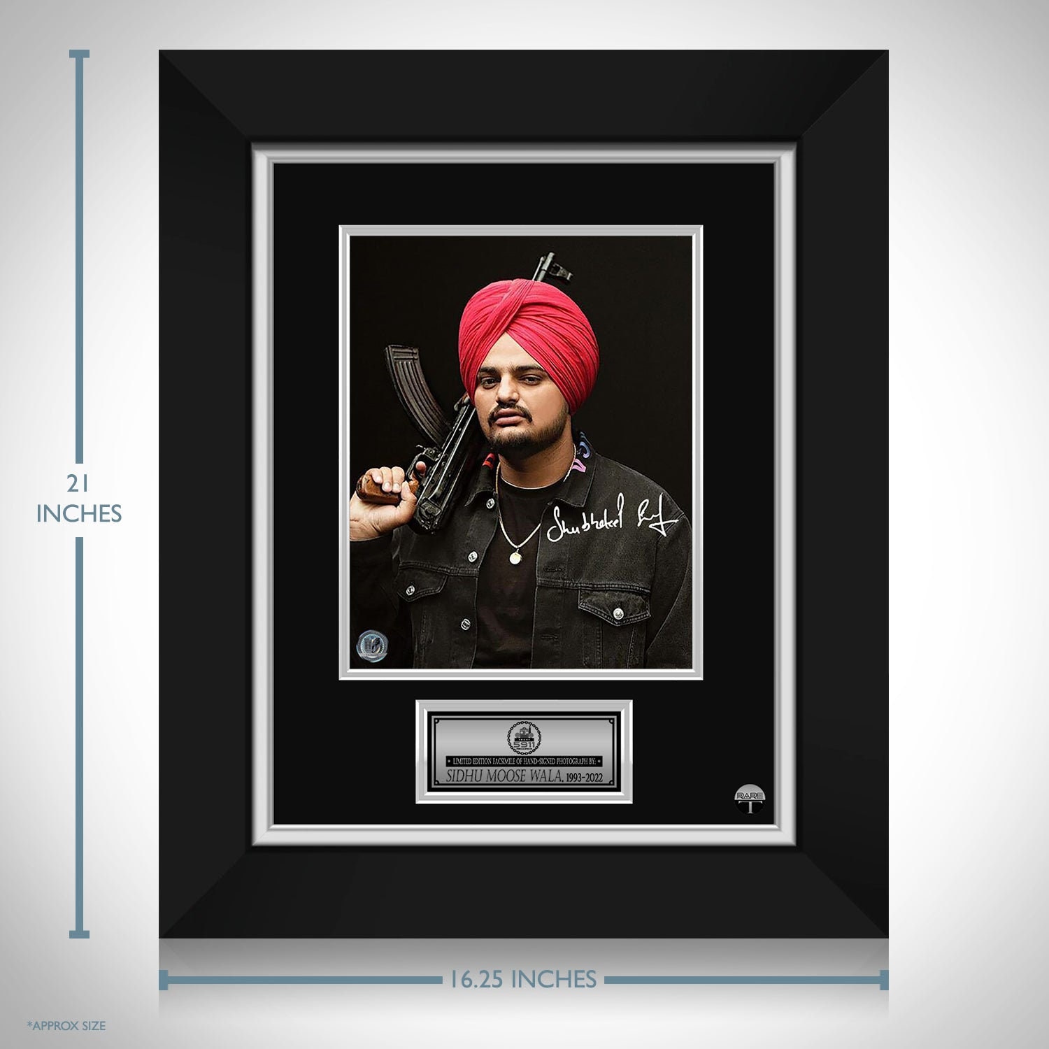 Wooden Brown Sidhu Moosewala Photo Mini Frame, For Gift, Size: 6x5 Inch