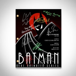 Batman the Animated Series Script Limited Signature Edition