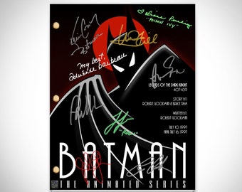 Batman the Animated Series Script Limited Signature Edition