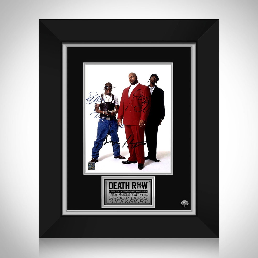 Tupac, Suge Knight, Snoop Dogg Icons Photo Limited Signature Edition ...