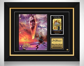 The Dark Crystal 1982 Script Limited Signature Edition Custom Frame
