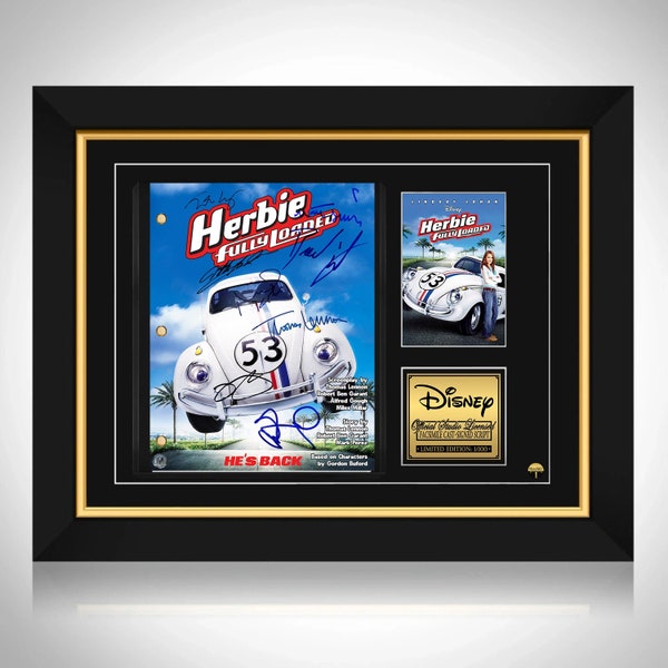 Herbie: Fully Loaded Transcript Limited Signature Edition Custom Frame