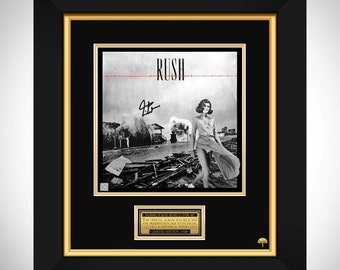 RUSH Permanent Waves LP Cover Limited Signature Edition Custom Frame